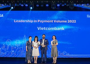 Vietcombank nhận nhiều giải thưởng của Tổ chức thẻ quốc tế Visa